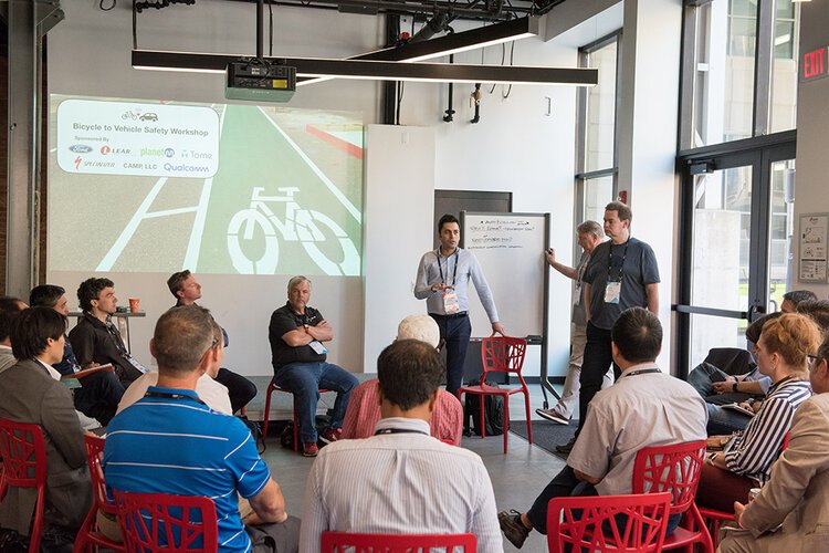 Featured image for “This Royal Oak company is creating bicycle-to-vehicle communication tech to prevent cyclist deaths”
